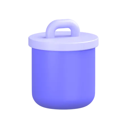 Lixeira de reciclagem  3D Icon