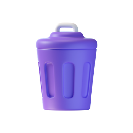 Lixeira de reciclagem  3D Icon