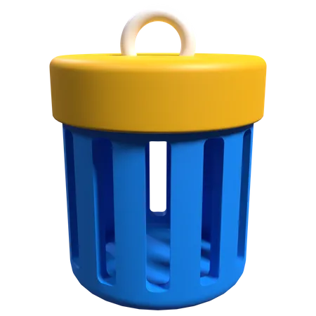 Lixeira de reciclagem  3D Icon