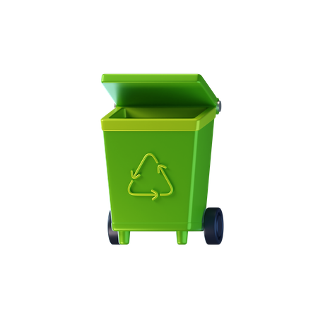 Lixeira de reciclagem  3D Icon