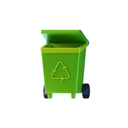 Lixeira de reciclagem  3D Icon