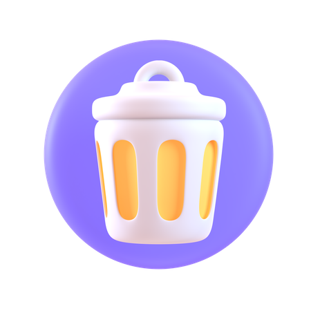 Lixeira  3D Icon