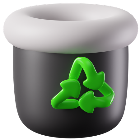 Lixeira  3D Icon