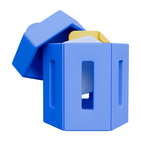 Lixeira de reciclagem  3D Icon