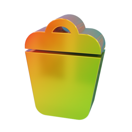 Lixeira  3D Icon