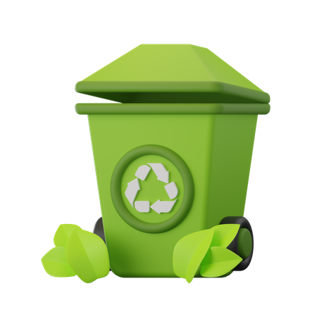 Lixeira de reciclagem  3D Icon