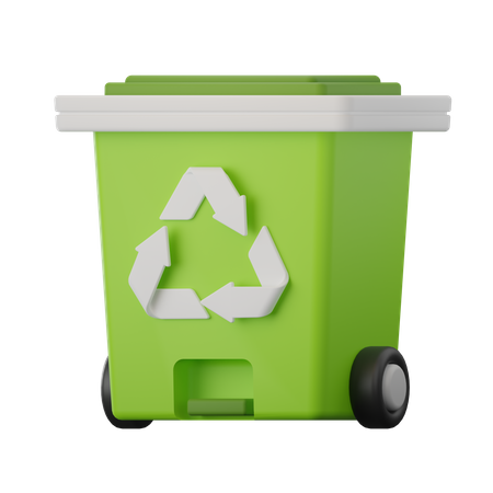 Lixeira de reciclagem  3D Icon