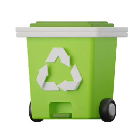 Lixeira de reciclagem  3D Icon