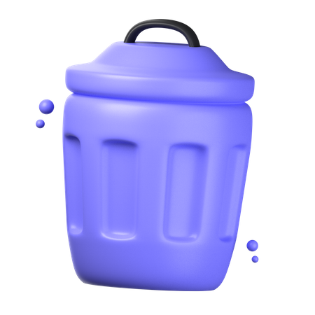 Lixeira de reciclagem  3D Icon