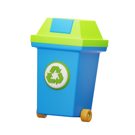 Lixeira de reciclagem  3D Icon