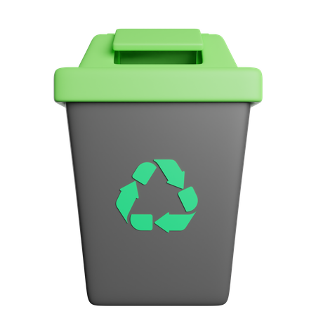 Lixeira de reciclagem  3D Icon