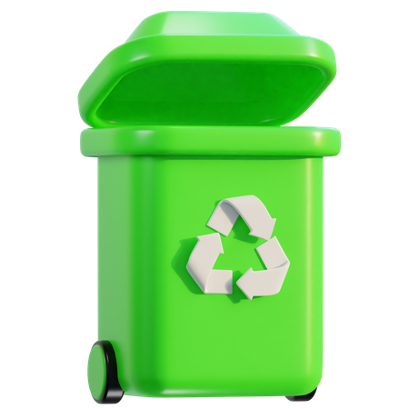 Lixeira de reciclagem  3D Icon