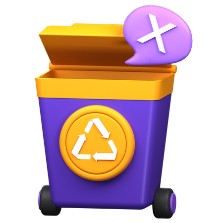 Lixeira  3D Icon