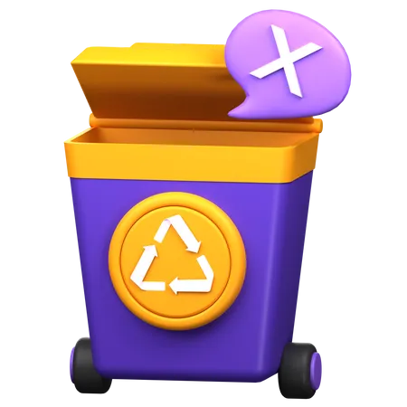 Lixeira  3D Icon