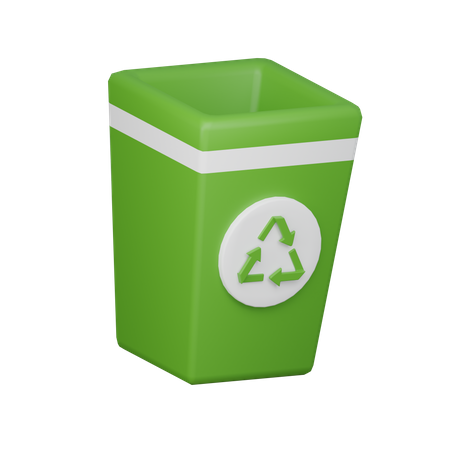 Lixeira de reciclagem  3D Icon