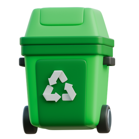 Lixeira de reciclagem  3D Icon