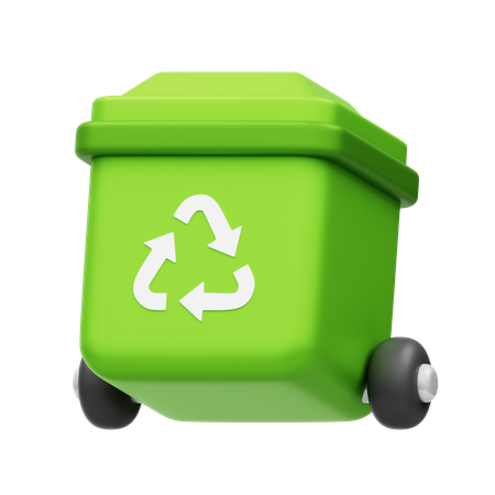 Lixeira de reciclagem  3D Icon