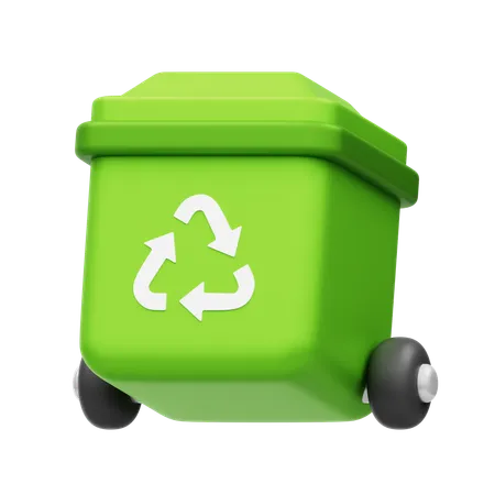 Lixeira de reciclagem  3D Icon