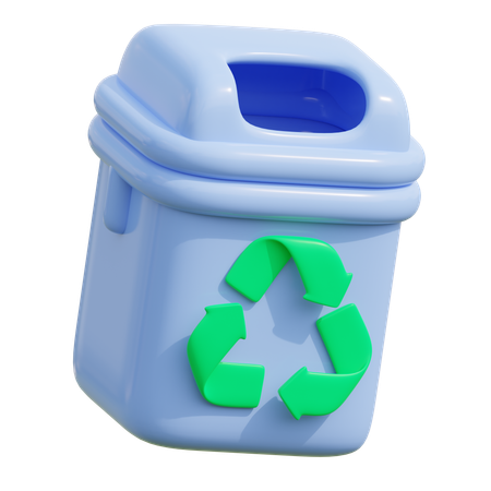 Lixeira de reciclagem  3D Icon