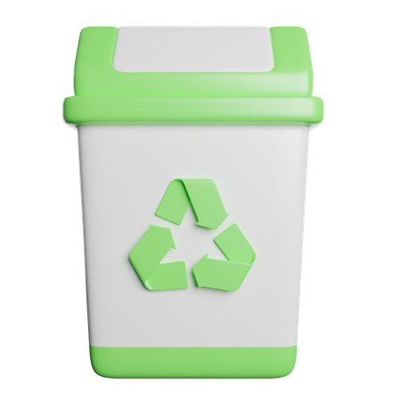 Lixeira de reciclagem  3D Icon