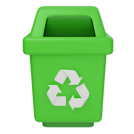 Lixeira de reciclagem  3D Icon