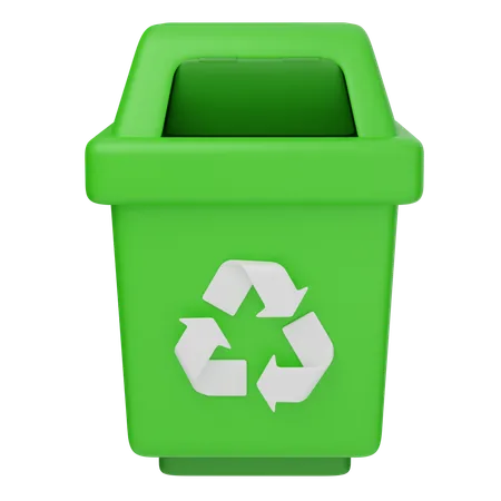 Lixeira de reciclagem  3D Icon