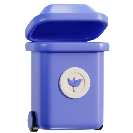 Lixeira de reciclagem  3D Icon