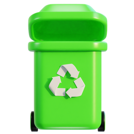 Lixeira de reciclagem  3D Icon
