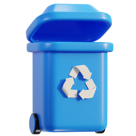 Lixeira de reciclagem  3D Icon