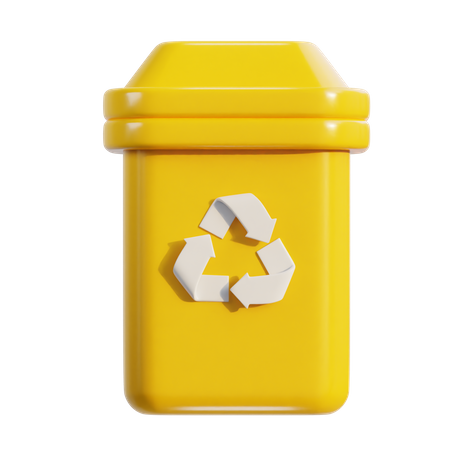Lixeira de reciclagem  3D Icon