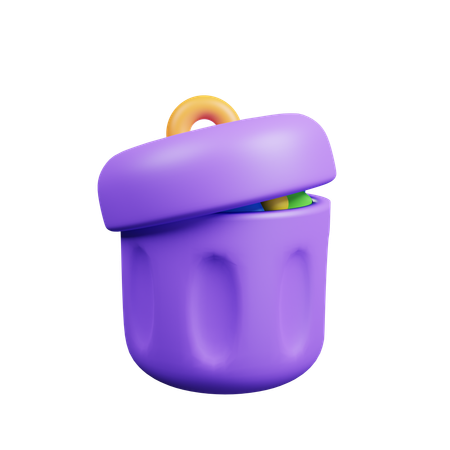 Lixo  3D Icon