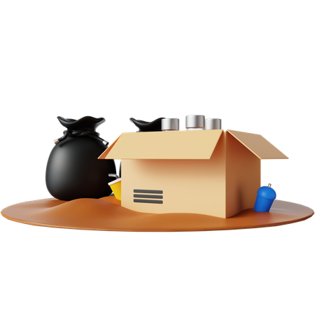 Lixo  3D Icon