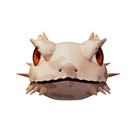 Lizard desert  3D Icon