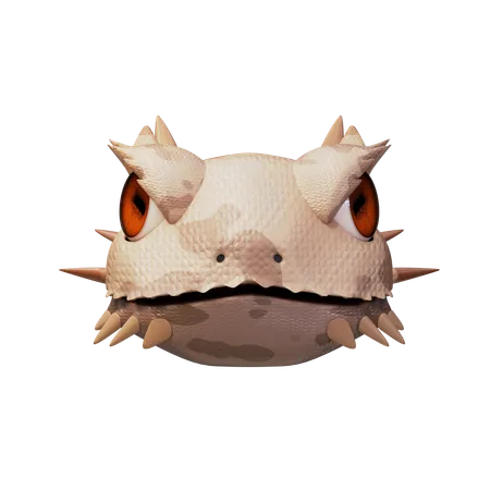 Lizard desert  3D Icon