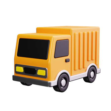 LKW mit Ladung  3D Icon