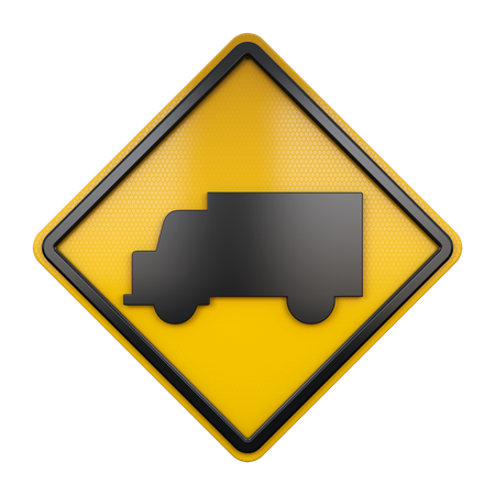 LKW-Zeichen  3D Icon