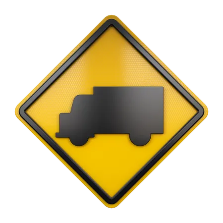 LKW-Zeichen  3D Icon