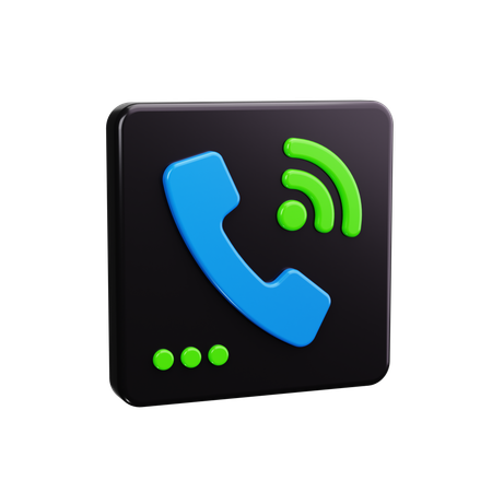Llamar  3D Icon