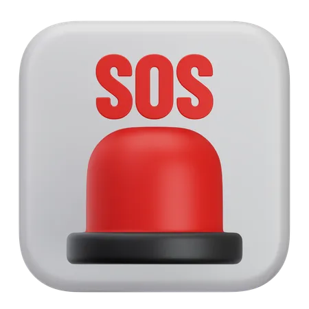 Llamada de emergencia  3D Icon