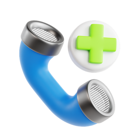 Llamada de emergencia  3D Icon