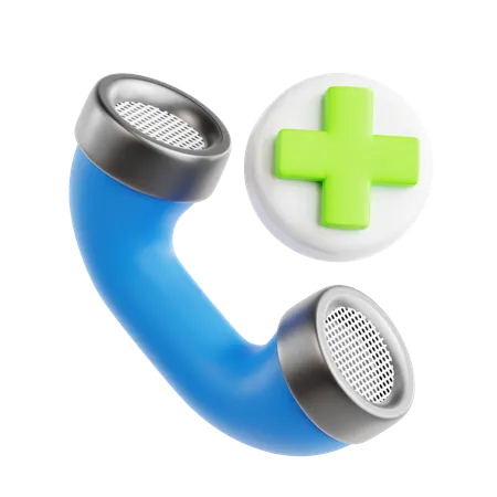 Llamada de emergencia  3D Icon
