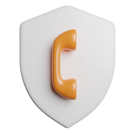 Llamar a seguridad  3D Icon