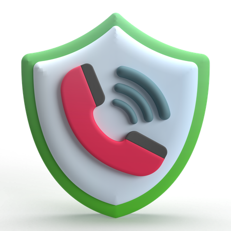 Llamar a seguridad  3D Icon