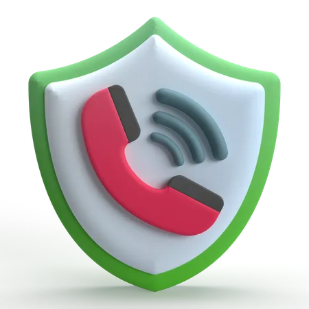 Llamar a seguridad  3D Icon