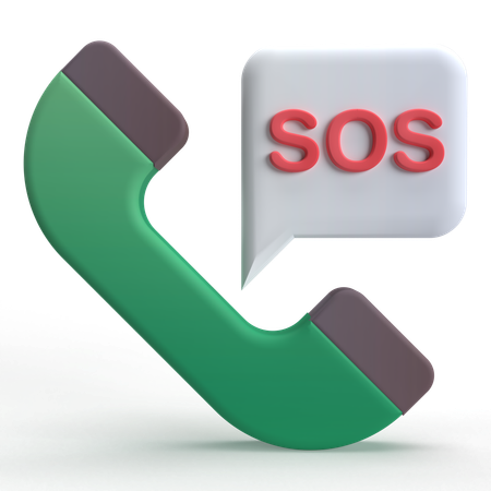 Sos call  3D Icon