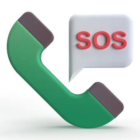 Sos call  3D Icon