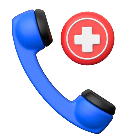 Llamada medica  3D Icon