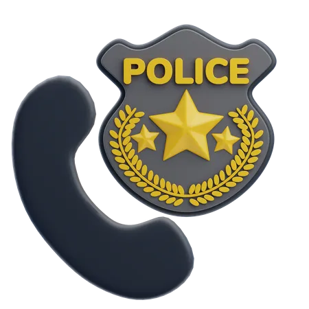 Llamada policial  3D Icon