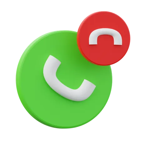Llamada telefónica  3D Icon