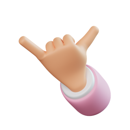 Llámame gesto  3D Icon